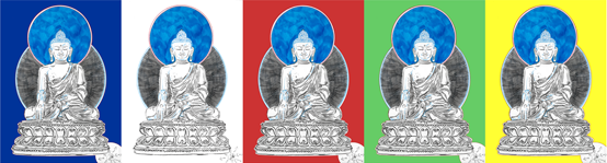 images/Lutha_Buddhas_Five_Colours