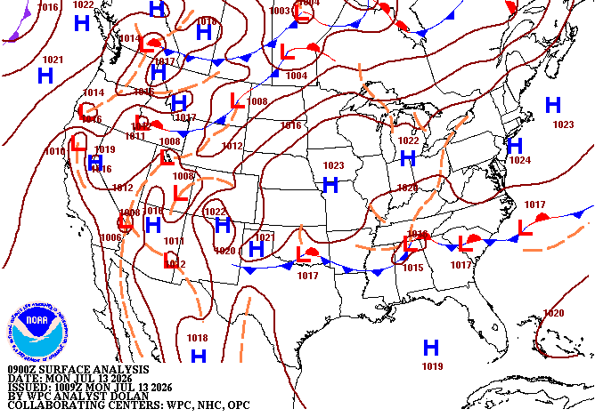 NOAA 7 Day Map