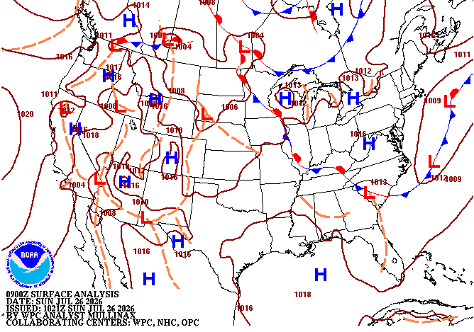 NOAA 7 Day Map